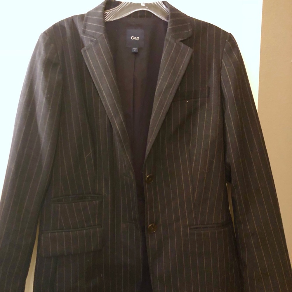 STEAL! GAP Navy pinstripe blazer - Picture 4 of 5
